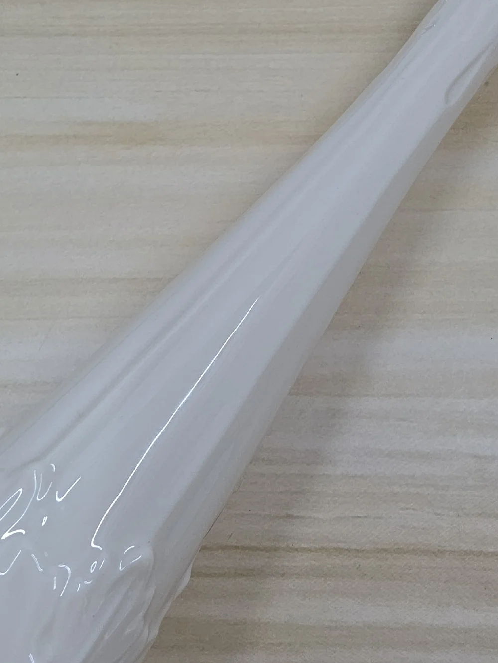 Lenox Florentine Collection Ivory Bud Vase Embossed Leaf 10in